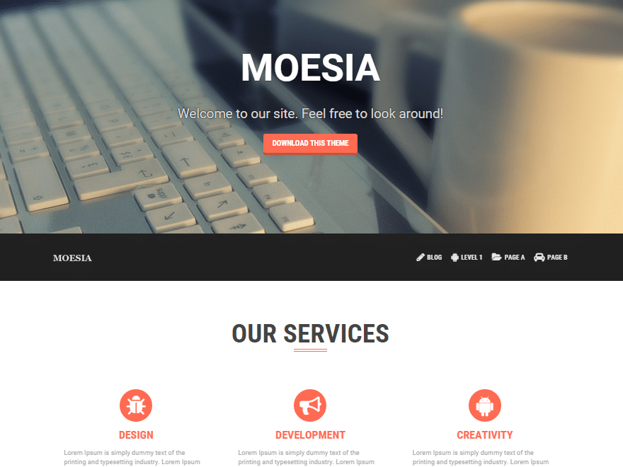Moesia wordpress theme miễn phí 2020