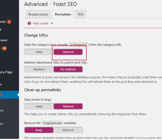Hướng dẫn xóa bỏ category trên đường dẫn URL link của website WordPress Hướng dẫn xóa URL Category Sử Dụng Yoast SEO plugin