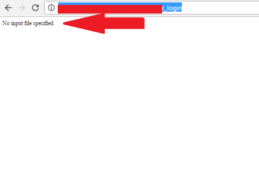 Codeigniter lỗi “No Input File Specified” Codeignite lỗi No input file specifield