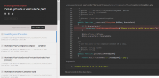 Một số cách khắc phục lỗi “Laravel Invalid Argument Exception” Laravel Error Valid Cache Path