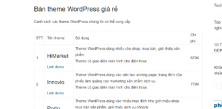 Bán theme giao diện website WordPress Bán theme WordPress giá rẻ